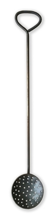 6 inch steel casting skimmer with 28 inch handle – Rock Shot Products
