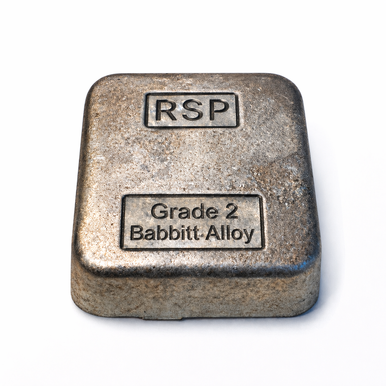 Grade 2 Babbitt Alloy – High-Speed Nickel Babbitt 4X – 1 lb
