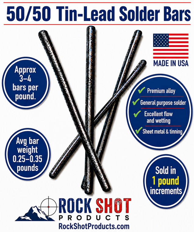 50 Tin / 50 Lead Solder Bar