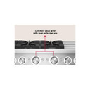 Kitchenaid® 48-Inch 6 Burner Commercial-Style Dual Fuel Range with Griddle KFDD948SWF