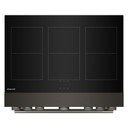 KitchenAid® 36-Inch 6-Element Induction Freestanding Commercial-Style Range with Air Fry KFIS936SBE