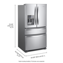 Whirlpool® 36-Inch Wide French Door Refrigerator - 25 cu. ft. WRX735SDHZ