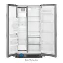 Whirlpool® 33-inch Wide Side-by-Side Refrigerator - 21 cu. ft. WRS331SDHM