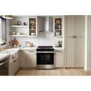 4.8 Cu. Ft. Whirlpool® Electric Range with Frozen Bake™ Technology YWEE515S0LS