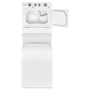 Whirlpool® 3.5 cu.ft Gas Stacked Laundry Center 9 Wash cycles and AutoDry™ WGT4027HW