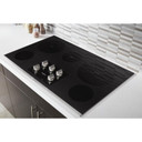 Whirlpool® 36-inch Electric Ceramic Glass Cooktop with Two Dual Radiant Elements WCE77US6HS