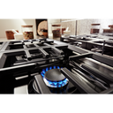 KitchenAid® 48'' Smart Commercial-Style Gas Range with Griddle KFGC558JPA