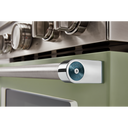 KitchenAid® 30'' Smart Commercial-Style Dual Fuel Range with 4 Burners KFDC500JAV