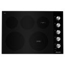 Kitchenaid® 30 Electric Cooktop with 5 Elements and Knob Controls KCES550HBL