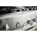 KitchenAid® 36'' Smart Commercial-Style Gas Range with 6 Burners KFGC506JMH