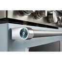 KitchenAid® 30'' Smart Commercial-Style Gas Range with 4 Burners KFGC500JMB