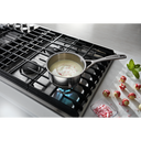 Kitchenaid® 36 5 Burner Gas Downdraft Cooktop KCGD506GSS