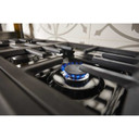 KitchenAid® 48'' Smart Commercial-Style Dual Fuel Range with Griddle KFDC558JMH