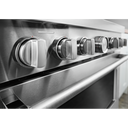 KitchenAid® 36'' Smart Commercial-Style Gas Range with 6 Burners KFGC506JSS