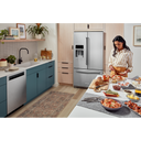 Kitchenaid® 26.8 Cu. Ft. Standard-Depth French Door Refrigerator with Exterior Ice and Water Dispenser KRFF577KPS