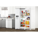 Amana® 33-inch Side-by-Side Refrigerator with Dual Pad External Ice and Water Dispenser ASI2175GRW