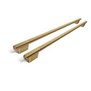 Brass Handle Hardware Accessory Kit for KitchenAid® Built-In Side by Side Refrigerator W11777167