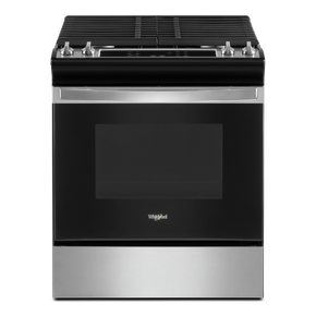 5.0 Cu. Ft. Whirlpool® Gas Range with Frozen Bake™ Technology WEG515S0LS