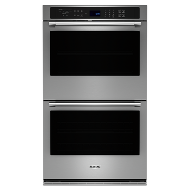 Maytag® 27-inch Double Wall Oven with Air Fry and Basket - 8.6 cu. ft. MOED6027LZ