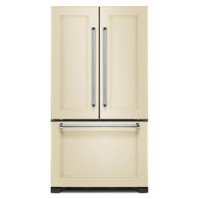 Kitchenaid® 22 cu.ft. 36-Inch Width Counter Depth Panel Ready with Interior Dispense French Door Refrigerator KRFC302EPA