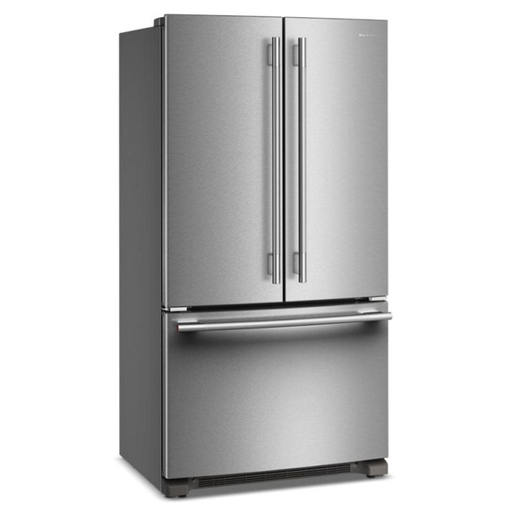 Kitchenaid® 20 Cu. Ft. 36-Inch Counter-Depth French Door Refrigerator with Internal Water Dispenser KRFC136SPS
