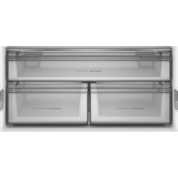 Kitchenaid® 25 Cu. Ft. 36-Inch Standard-Depth French Door Refrigerator with Internal Water Dispenser KRFF136SPS