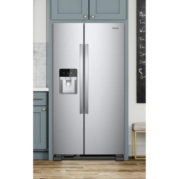 Whirlpool® 36-inch Wide Side-by-Side Refrigerator - 25 cu. ft. WRS555SIHZ