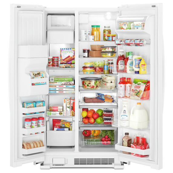 Whirlpool® 36-inch Wide Side-by-Side Refrigerator - 25 cu. ft. WRS325SDHW