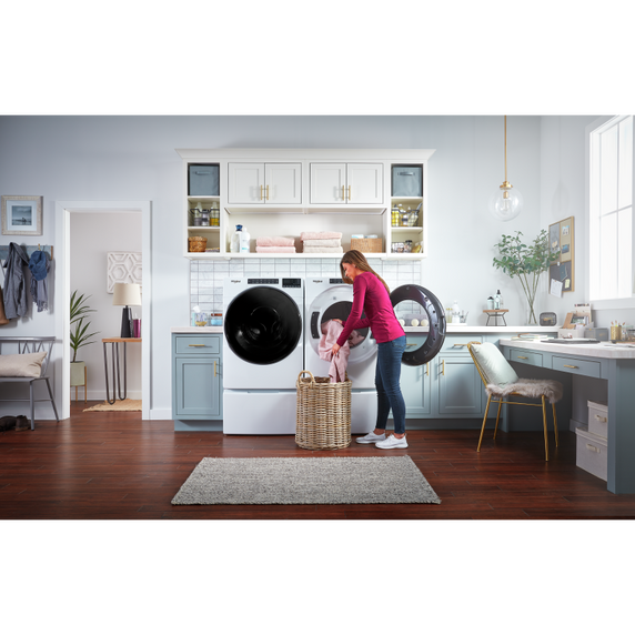 Whirlpool® 5.8 Cu. Ft. Front Load Washer with Quick Wash Cycle WFW6605MW