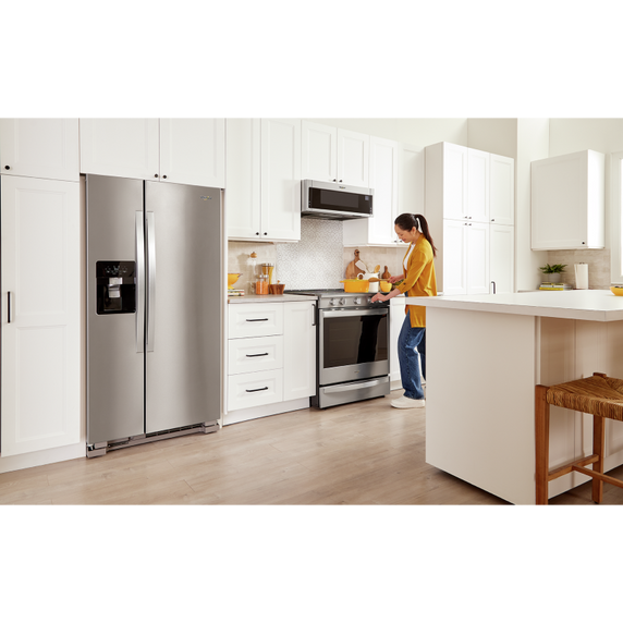 Whirlpool® 33-inch Wide Side-by-Side Refrigerator - 22 cu. ft. WRS312SNHM