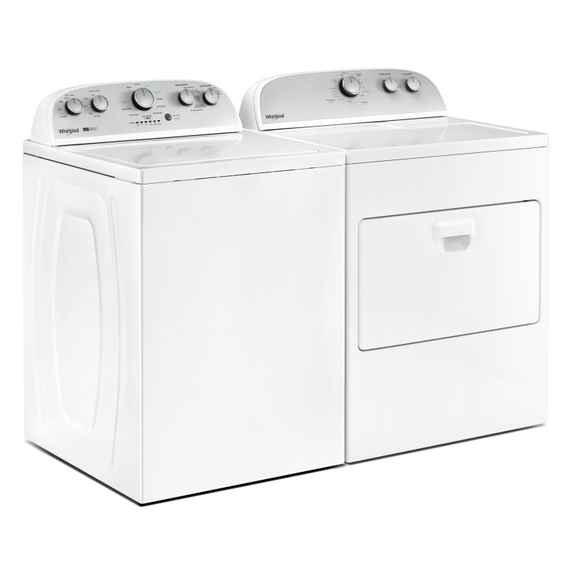 4.4–4.5 Cu. Ft. Whirlpool® Top Load Washer with Removable Agitator WTW4957PW