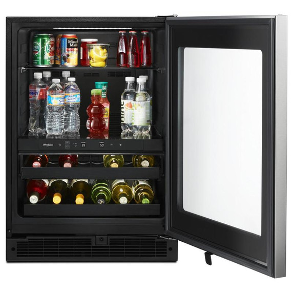 Whirlpool® 24-inch Wide Undercounter Beverage Center with Towel Bar Handle- 5.2 cu. ft. WUB35X24HZ