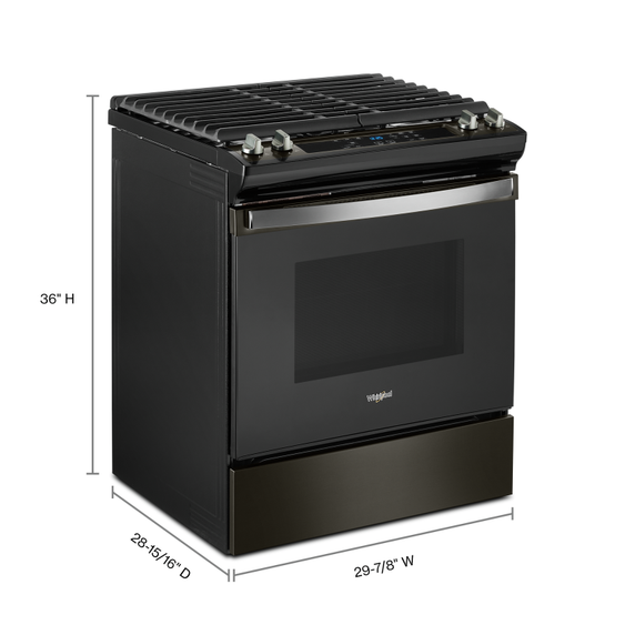 5.0 Cu. Ft. Whirlpool® Gas Range with Frozen Bake™ Technology WEG515S0LV