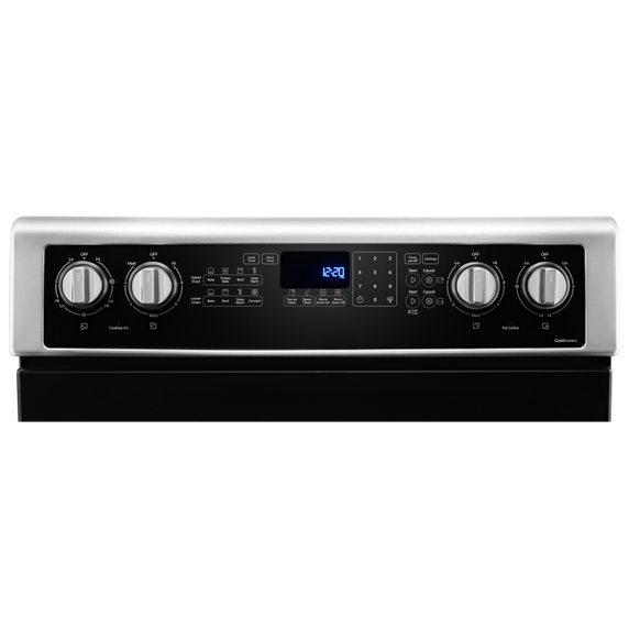 Whirlpool® 6.7 Cu. Ft. Electric Double Oven Range with True Convection YWGE745C0FS