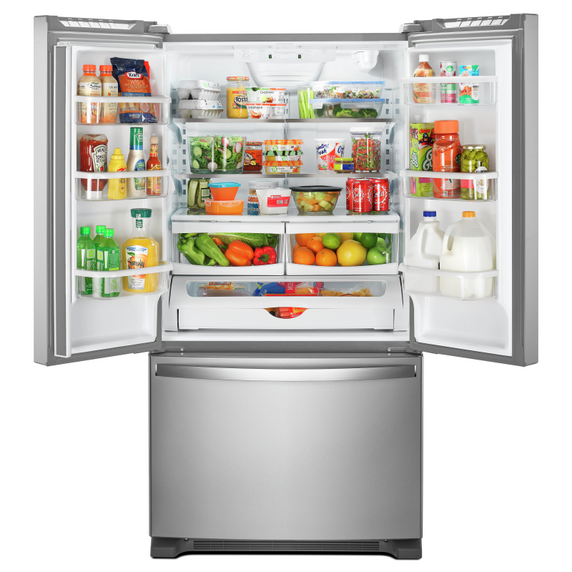 Whirlpool® 36-inch Wide French Door Refrigerator with Water Dispenser - 25 cu. ft. WRF535SWHZ