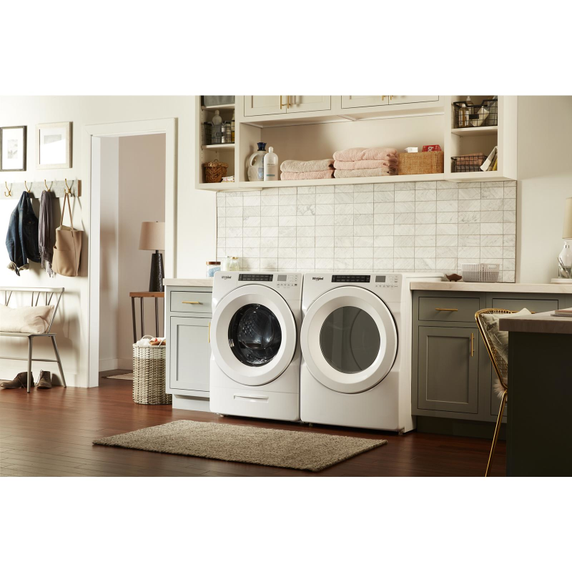 Whirlpool® 7.4 cu.ft Front Load Electric Dryer with Intiutitive Touch Controls, Advanced Moisture Sensing YWED5620HW