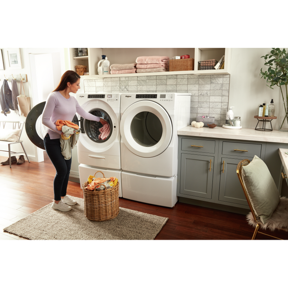 Whirlpool® 7.4 cu.ft Front Load Electric Dryer with Intiutitive Touch Controls, Advanced Moisture Sensing YWED5620HW