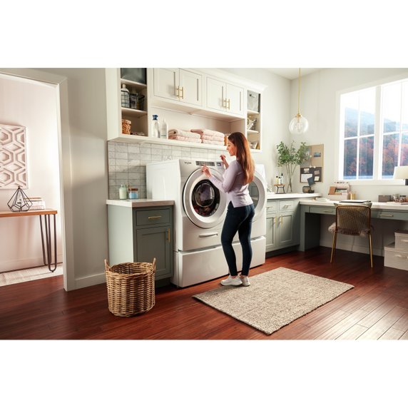 Whirlpool® 7.4 cu.ft Front Load Electric Dryer with Intiutitive Touch Controls, Advanced Moisture Sensing YWED5620HW