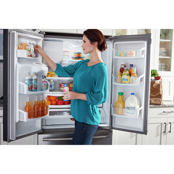 Maytag® 36- Inch Wide French Door Refrigerator with PowerCold® Feature - 25 Cu. Ft. MFI2570FEZ