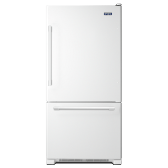 Maytag® 30-inch Bottom Freezer Refrigerator with Freezer Drawer MBB1957FEW