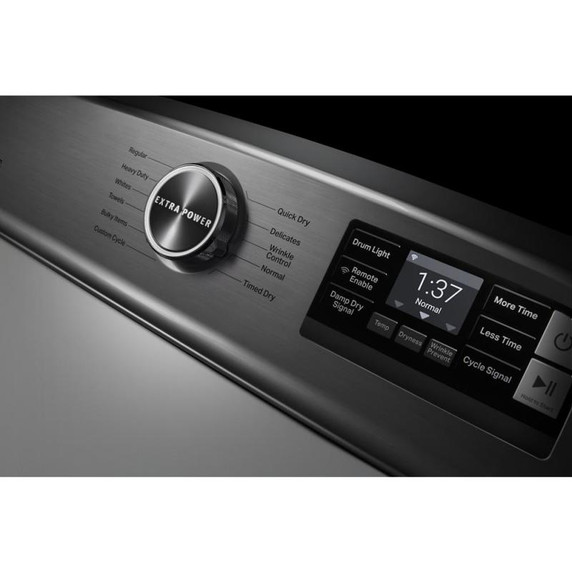 Maytag® Smart Top Load Electric Dryer with Extra Power Button - 7.4 cu. ft. YMED6230HW Maytag® Smart Top Load Electric Dryer with Extra Power Button - 7.4 cu. ft. YMED6230HW