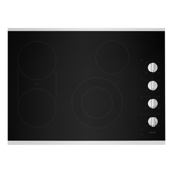 Maytag® 30-Inch Electric Cooktop with Reversible Grill and Griddle MEC8830HS