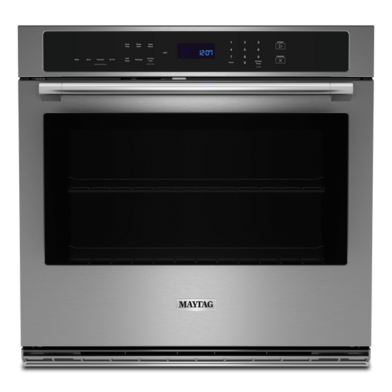 Maytag® 30-inch Single Wall Oven with Air Fry and Basket - 5.0 cu. ft. MOES6030LZ