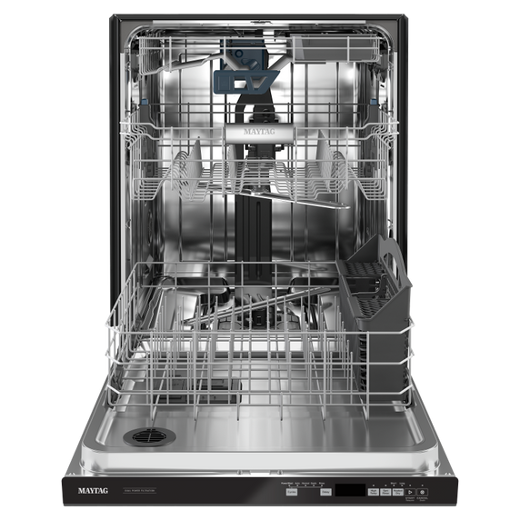 Maytag® Top control dishwasher with Third Level Rack and Dual Power Filtration MDB8959SKB