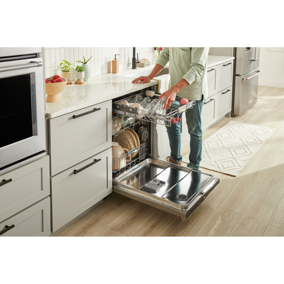 Kitchenaid® 44 dBA Dishwasher with FreeFlex™ Third Rack and LED Interior Lighting KDTM704KPS