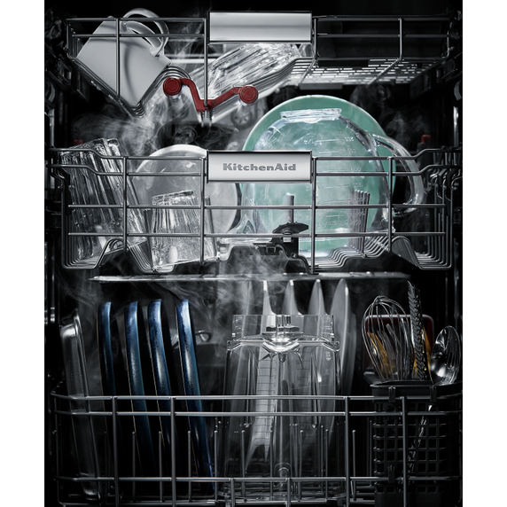 Kitchenaid® 44 dBA Dishwasher in PrintShield™ Finish with FreeFlex™ Third Rack KDFM404KBS