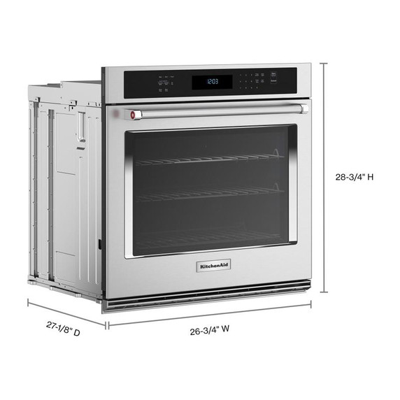 KitchenAid® 27" Single Wall Oven with Air Fry Mode KOES527PSS