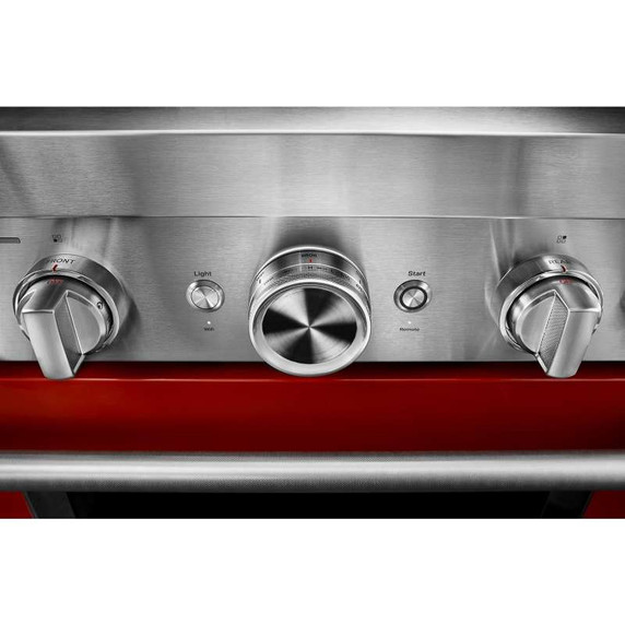 KitchenAid® 30'' Smart Commercial-Style Gas Range with 4 Burners KFGC500JSC