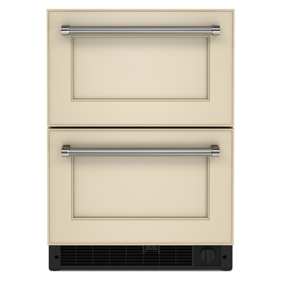 Kitchenaid® 24 Panel-Ready Undercounter Double-Drawer Refrigerator/Freezer KUDF204KPA