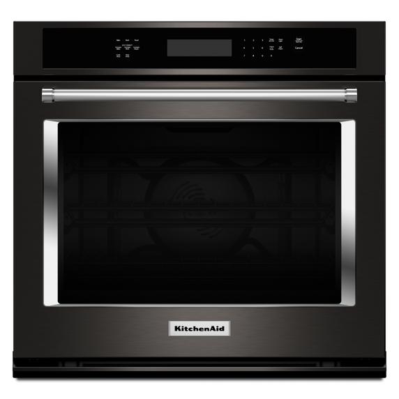 Kitchenaid® 30 Single Wall Oven with Even-Heat™ True Convection KOSE500EBS